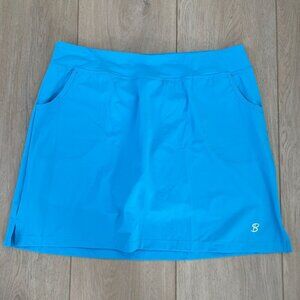 Sofibella Womens XL Athletic Golf Tennis Skort Blue Quick Dry Stretch